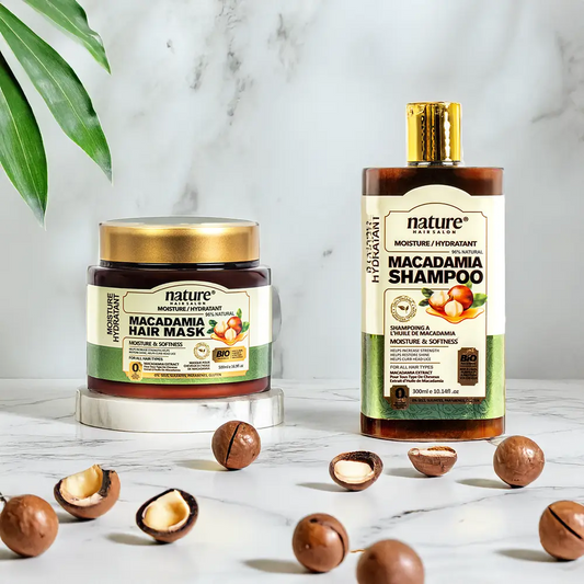 Soin hydratant shampoing + Masque macadamia