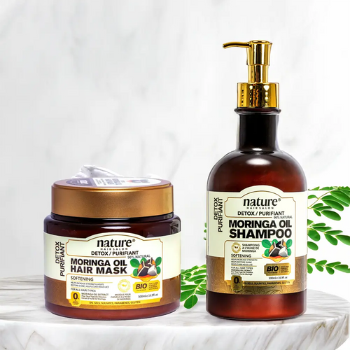 Soin purifiant Shampoing + Masque à l'huile de moringa