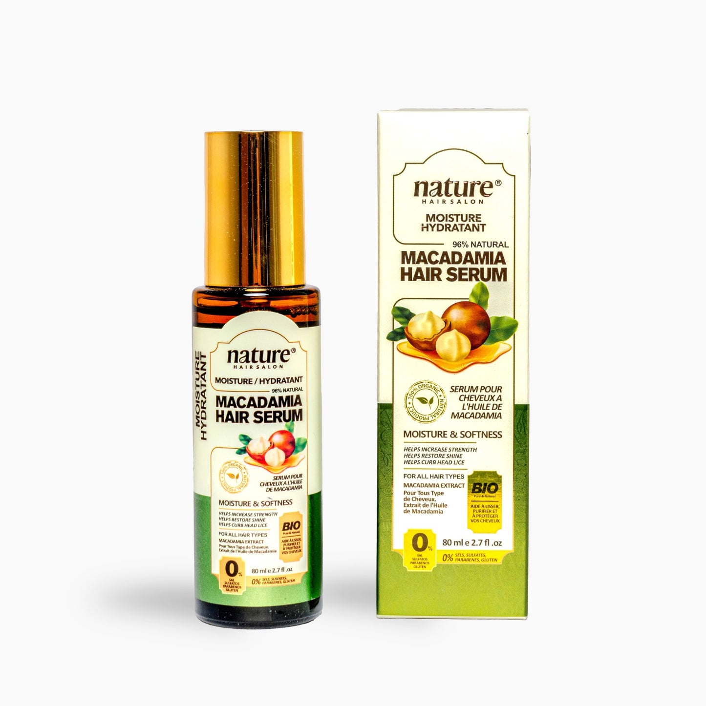 Sérum Hydratant à l'huile de macadamia 80ml